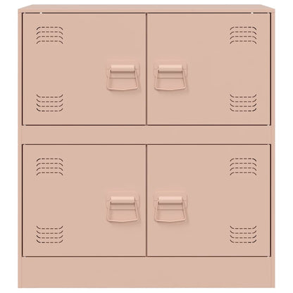 Credenza Rosa 67x39x73 cm in Acciaio - homemem39