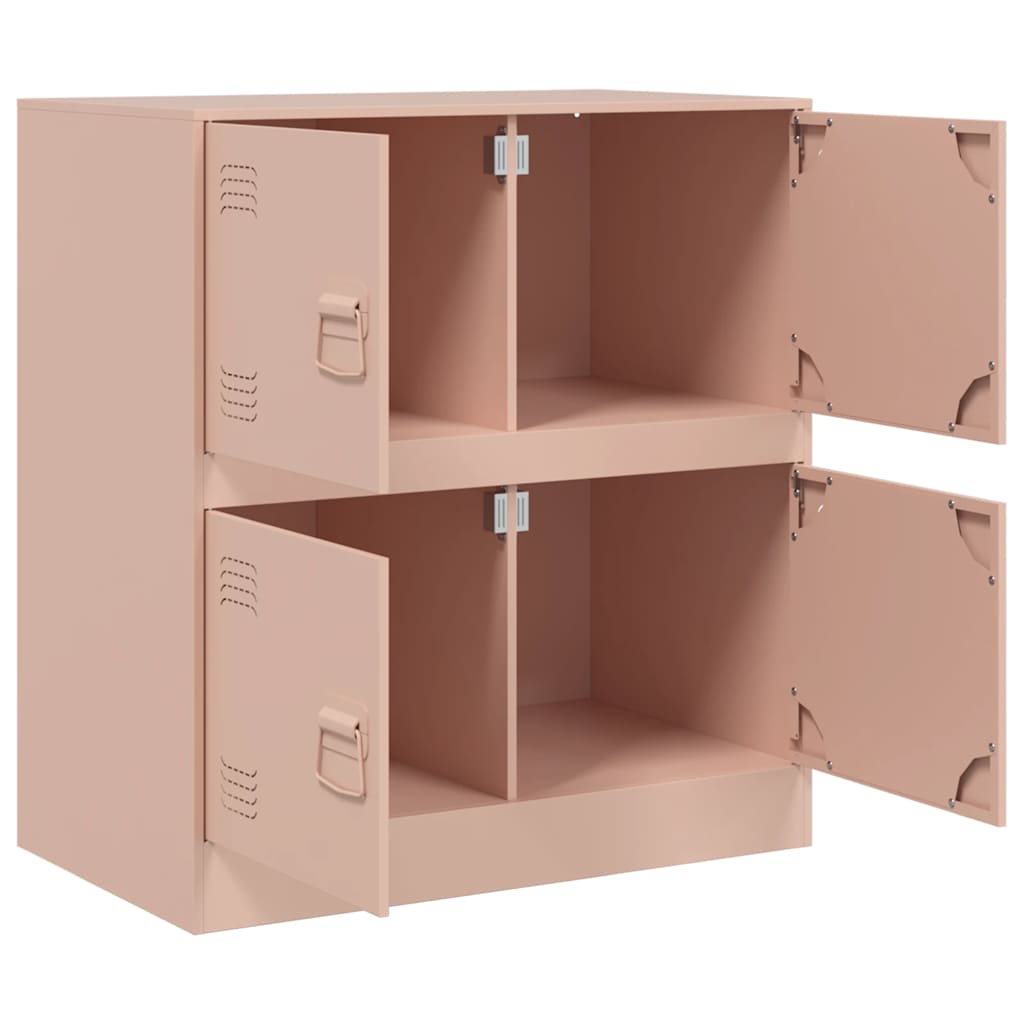 Credenza Rosa 67x39x73 cm in Acciaio - homemem39