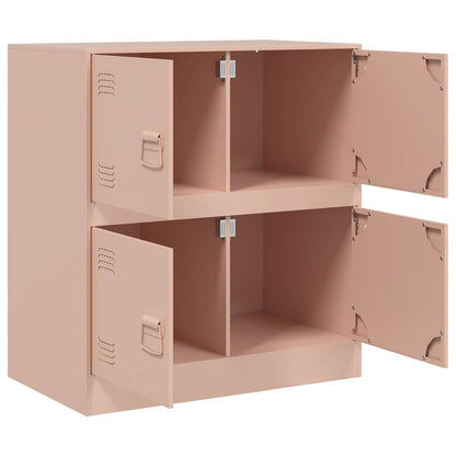 Credenza Rosa 67x39x73 cm in Acciaio - homemem39