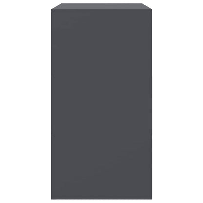 Credenza Antracite 67x39x73 cm in Acciaio - homemem39