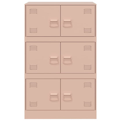 Credenza Rosa 67x39x107 cm in Acciaio - homemem39