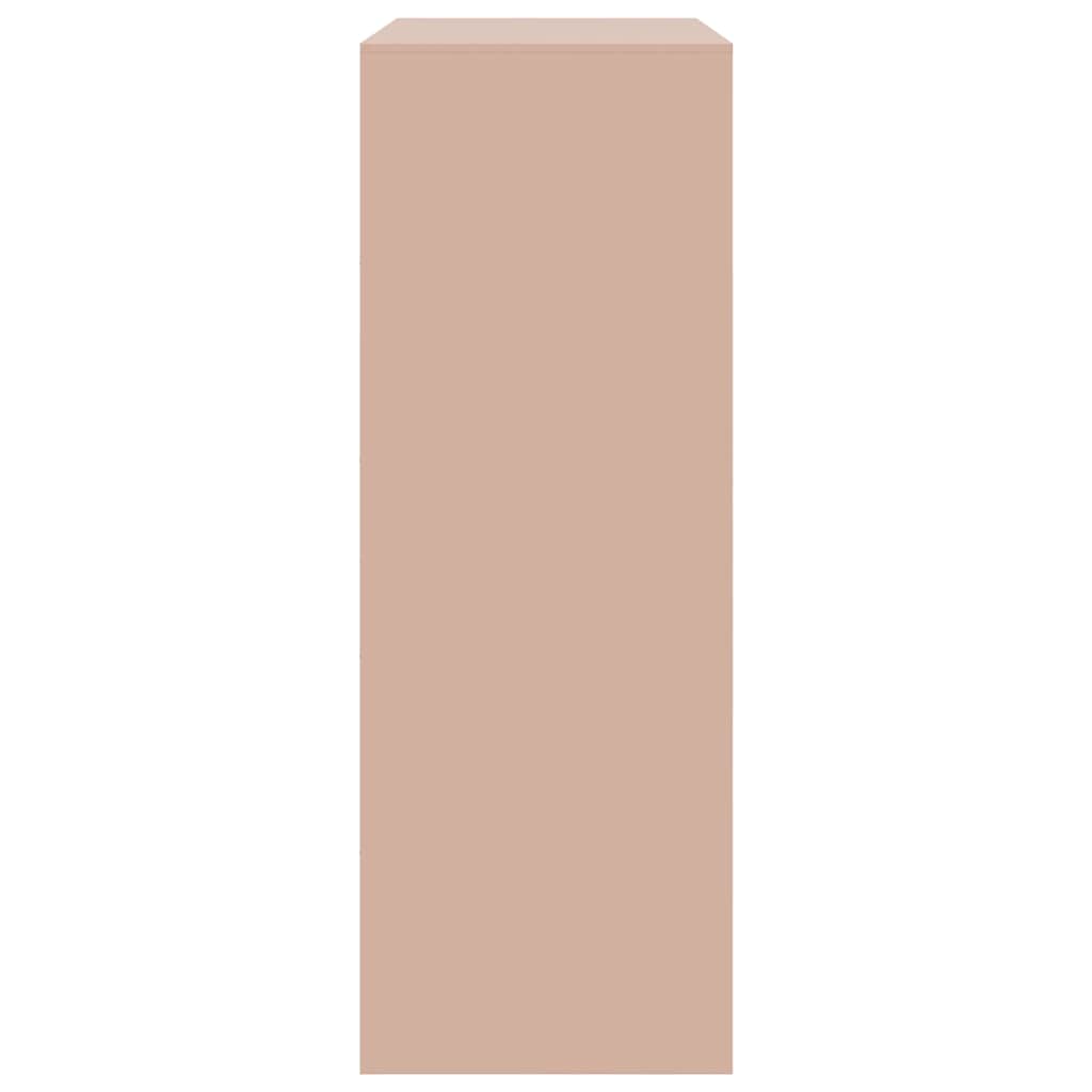 Credenza Rosa 67x39x107 cm in Acciaio - homemem39