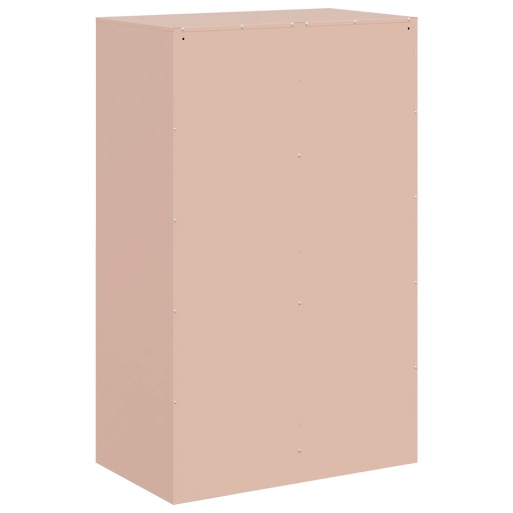 Credenza Rosa 67x39x107 cm in Acciaio - homemem39