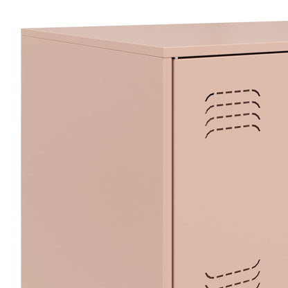 Credenza Rosa 67x39x107 cm in Acciaio - homemem39