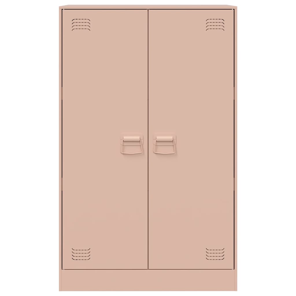 Credenza Rosa 67x39x107 cm in Acciaio - homemem39