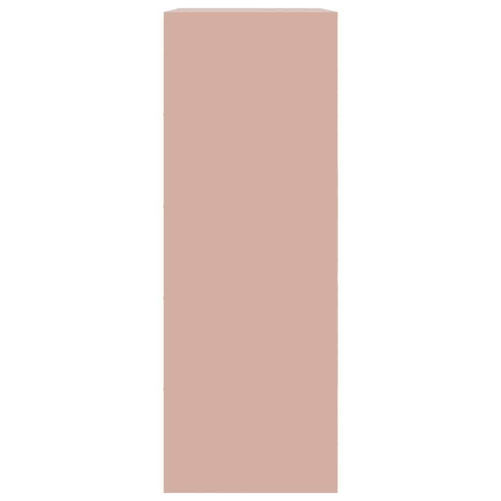 Credenza Rosa 67x39x107 cm in Acciaio - homemem39