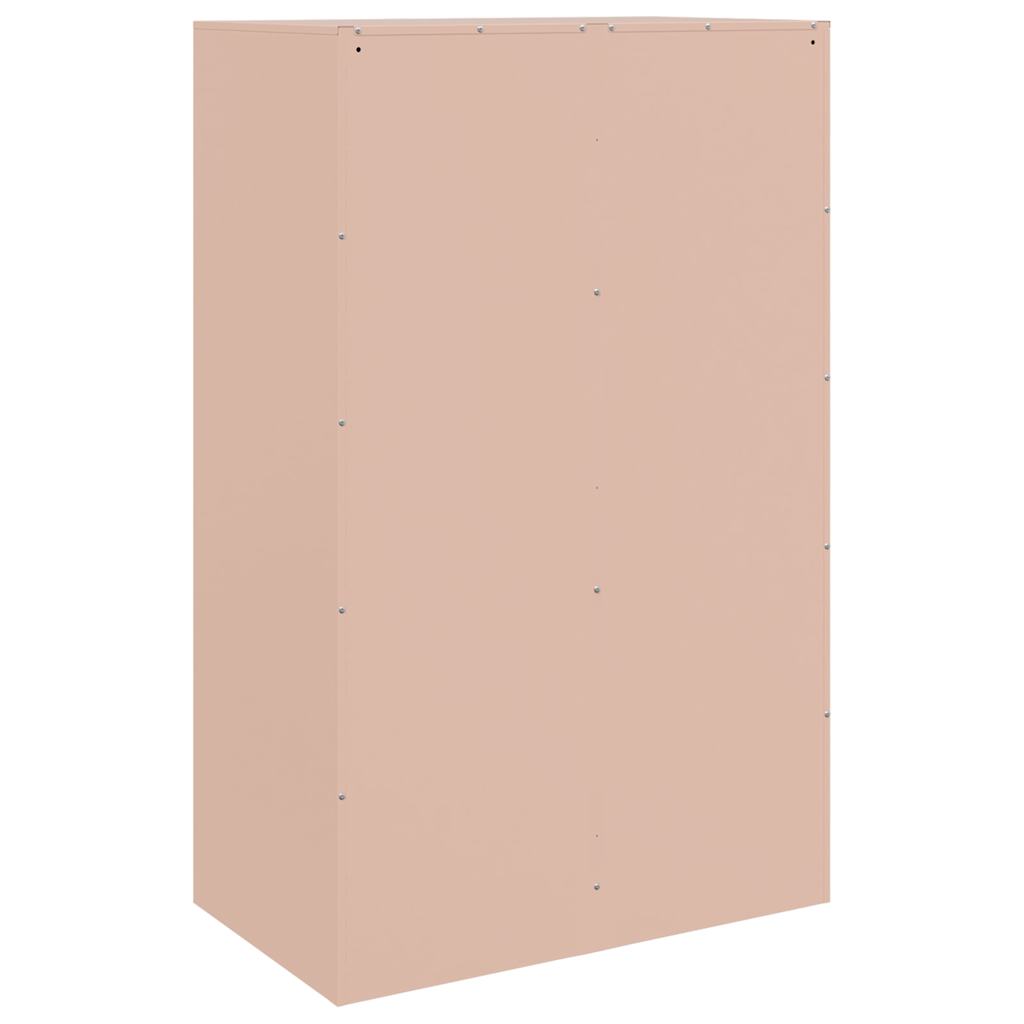 Credenza Rosa 67x39x107 cm in Acciaio - homemem39