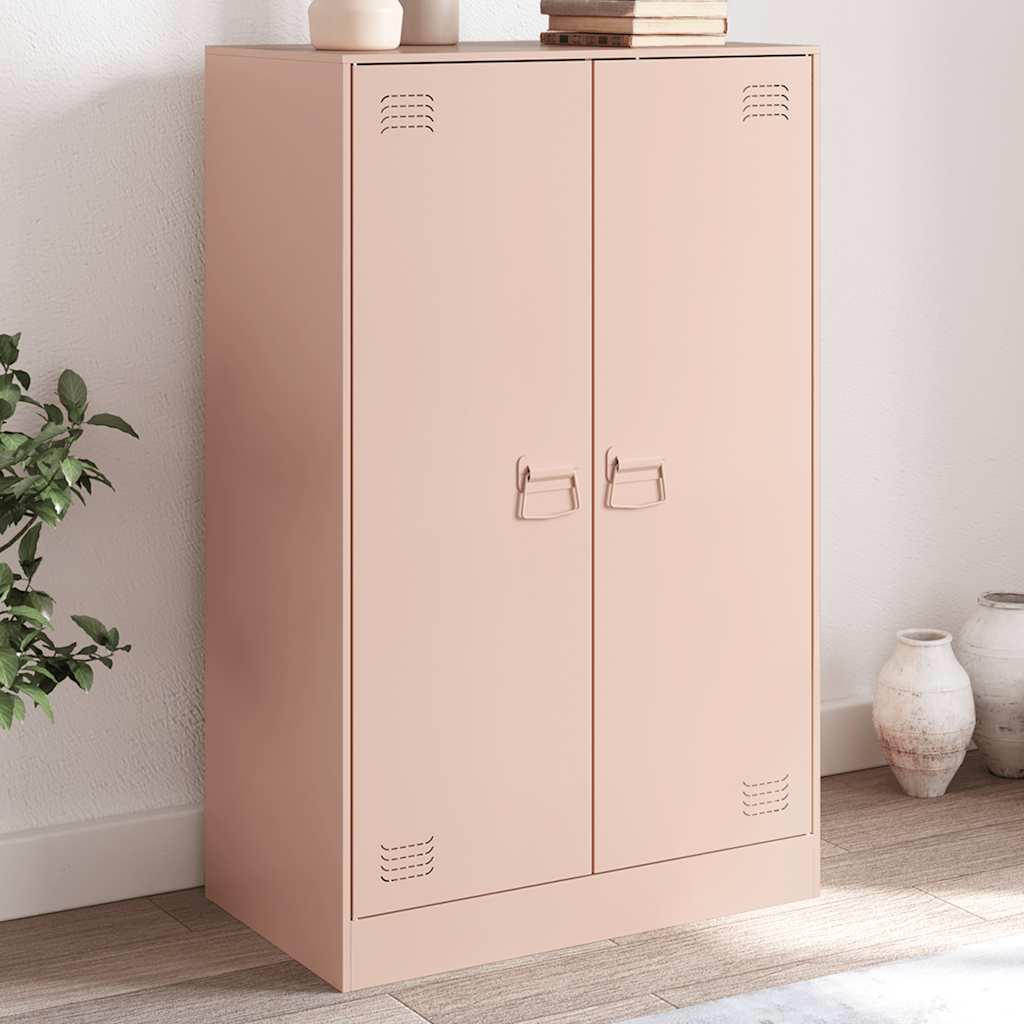 Credenza Rosa 67x39x107 cm in Acciaio - homemem39