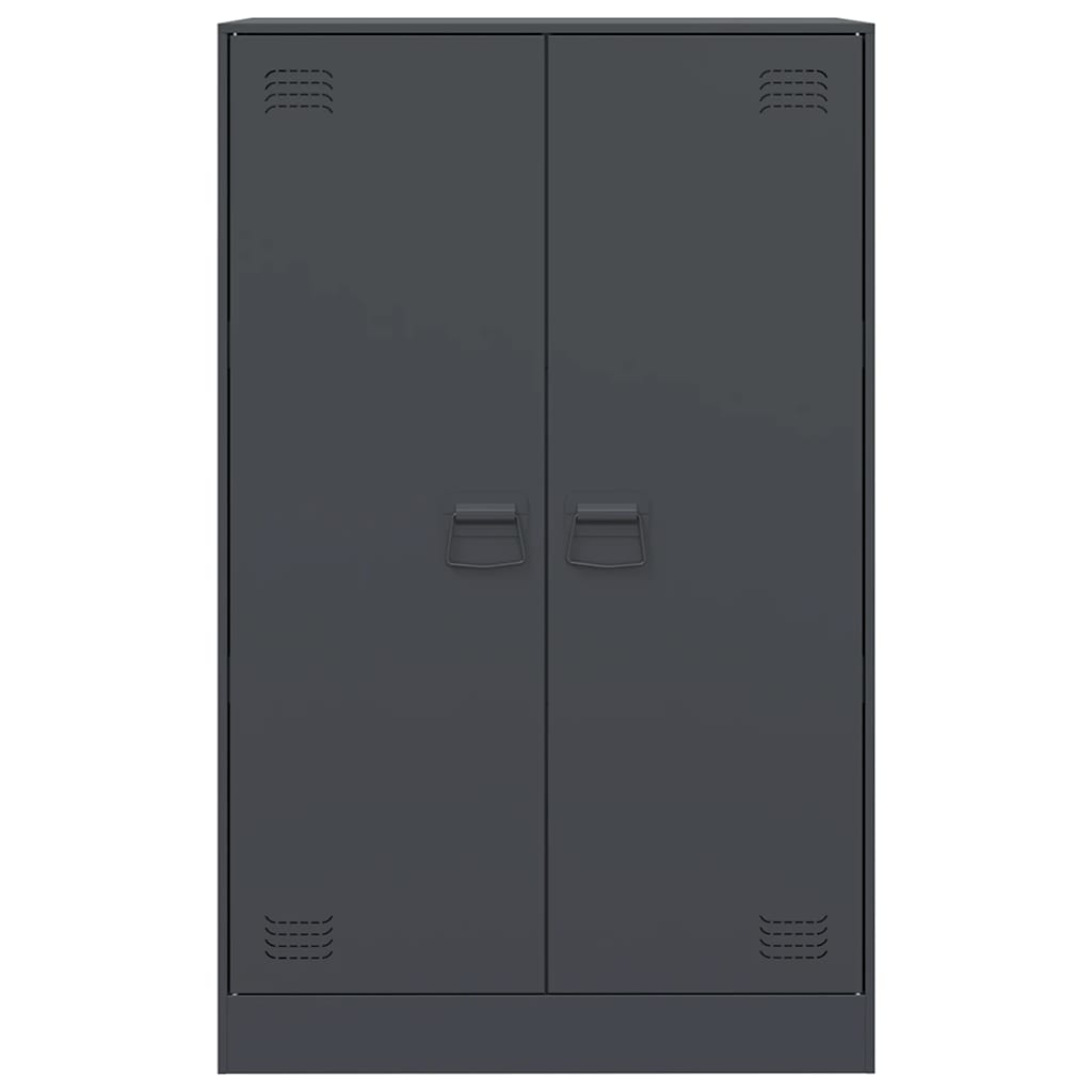 Credenza Antracite 67x39x107 cm in Acciaio - homemem39