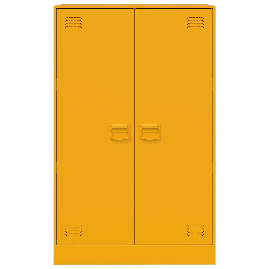 Credenza Antracite 67x39x107 cm in Acciaio - homemem39