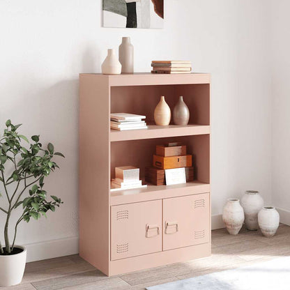 Credenza Rosa 67x39x107 cm in Acciaio - homemem39