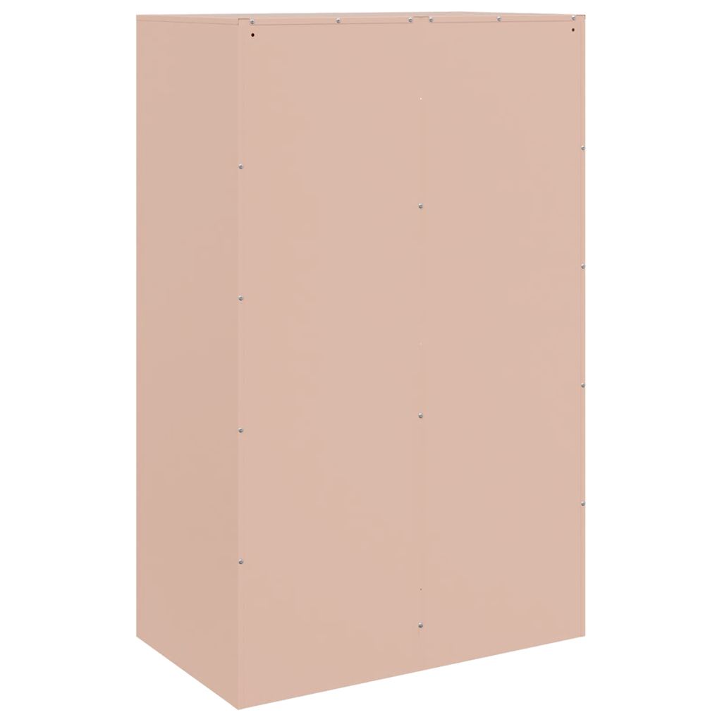 Credenza Rosa 67x39x107 cm in Acciaio - homemem39
