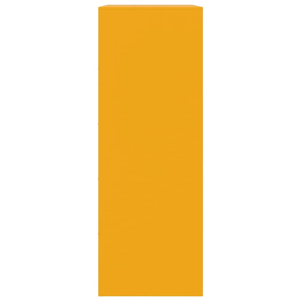 Credenza Antracite 67x39x107 cm in Acciaio - homemem39