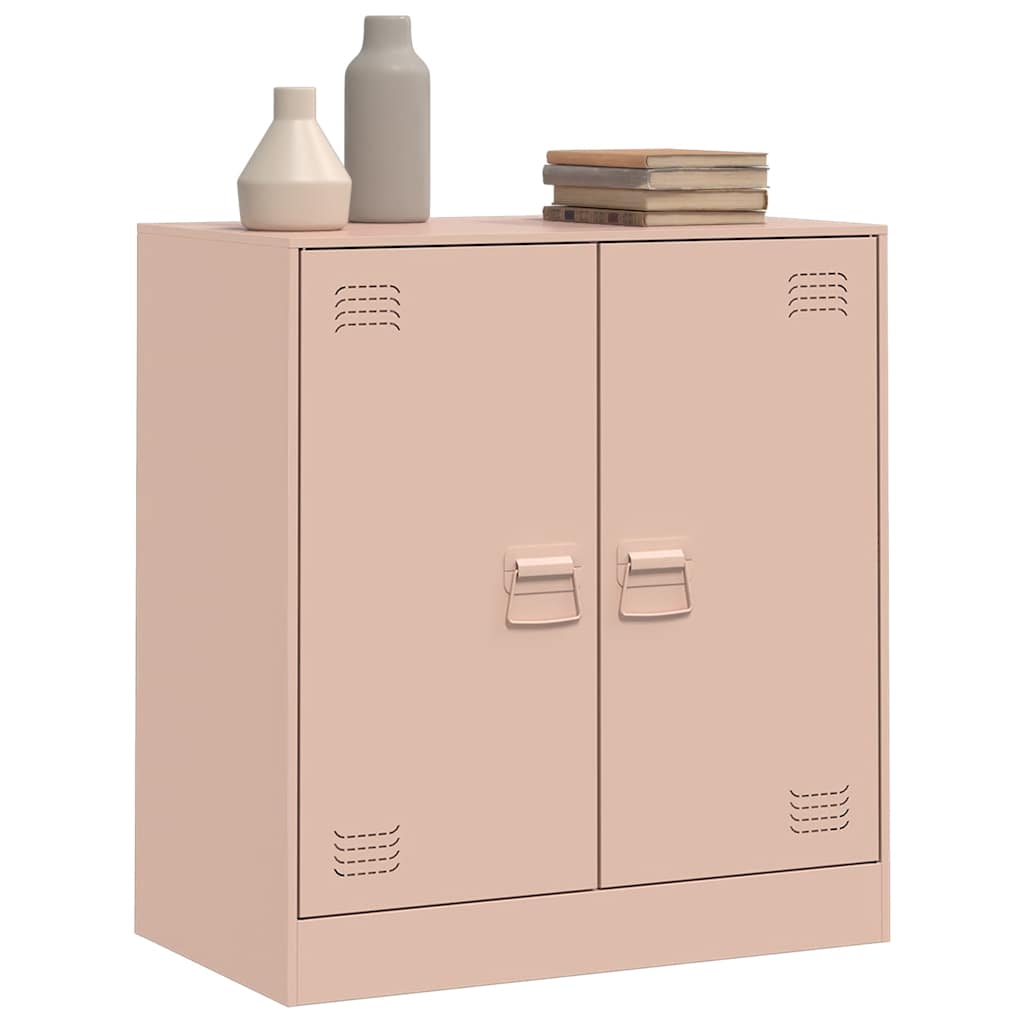 Credenza Rosa 67x39x73 cm in Acciaio - homemem39