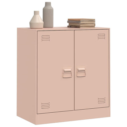Credenza Rosa 67x39x73 cm in Acciaio - homemem39
