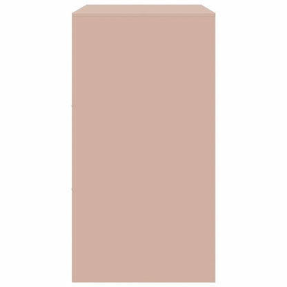 Credenza Rosa 67x39x73 cm in Acciaio - homemem39