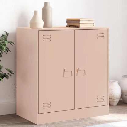 Credenza Rosa 67x39x73 cm in Acciaio - homemem39