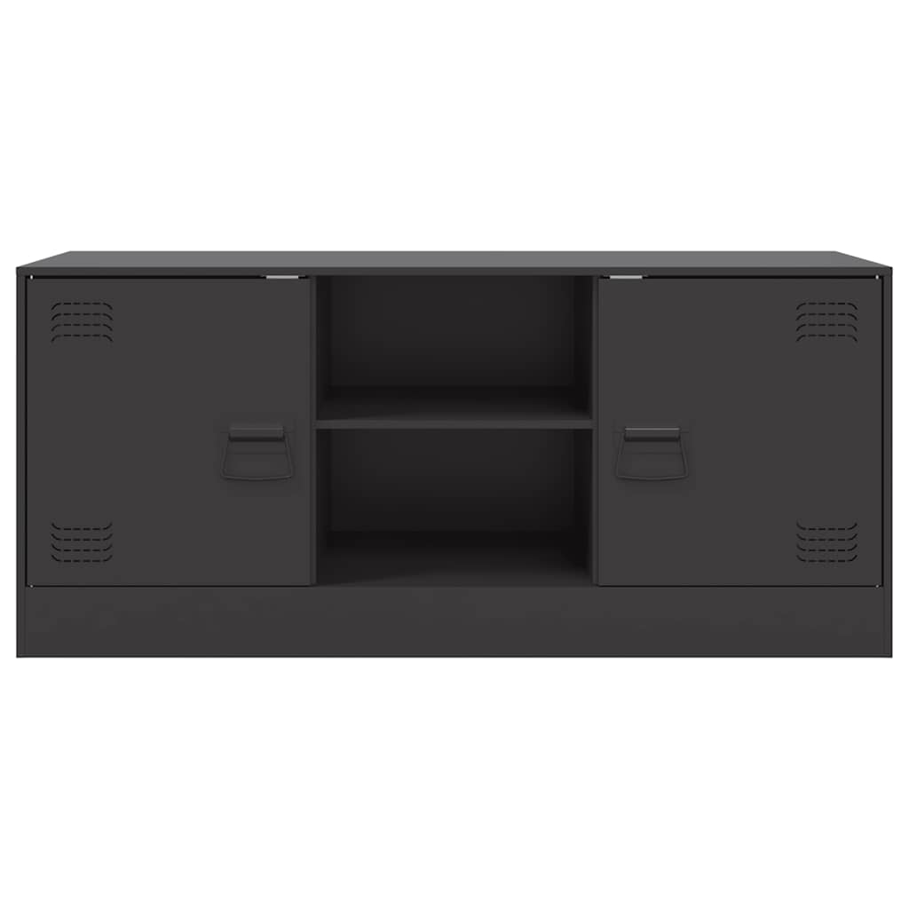 Mobile TV Nero 99x39x44 cm in Acciaio | homemem39