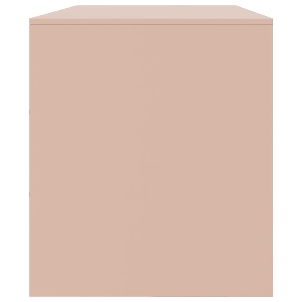 Mobile Porta TV Rosa 99x39x44 cm in Acciaio - homemem39