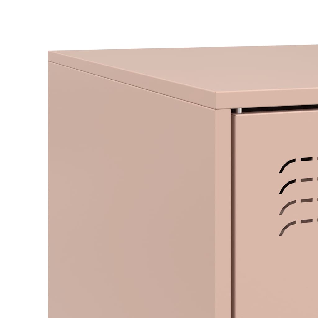 Mobile Porta TV Rosa 99x39x44 cm in Acciaio | homemem39
