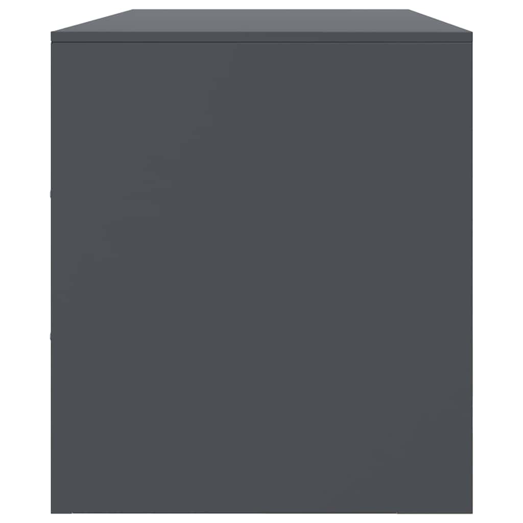 Mobile Porta TV Antracite 99x39x44 cm in Acciaio | homemem39