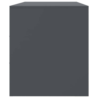 Mobile Porta TV Antracite 99x39x44 cm in Acciaio | homemem39