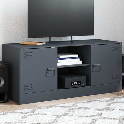 Mobile Porta TV Antracite 99x39x44 cm in Acciaio | homemem39