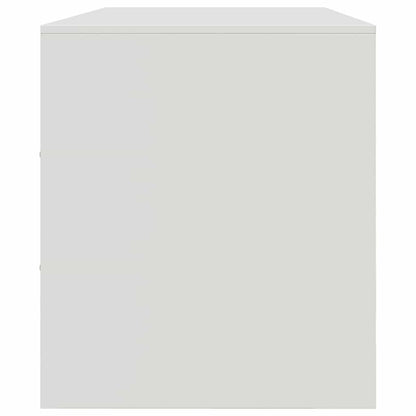 Mobile Porta TV Bianco 99x39x44 cm in Acciaio | homemem39