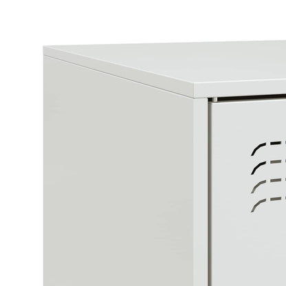 Mobile Porta TV Bianco 99x39x44 cm in Acciaio | homemem39