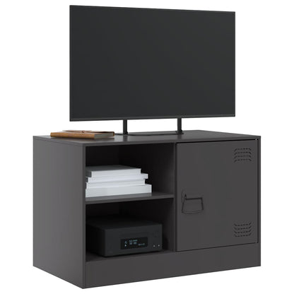 Mobili TV 2 pz Neri 67x39x44 cm in Acciaio | homemem39