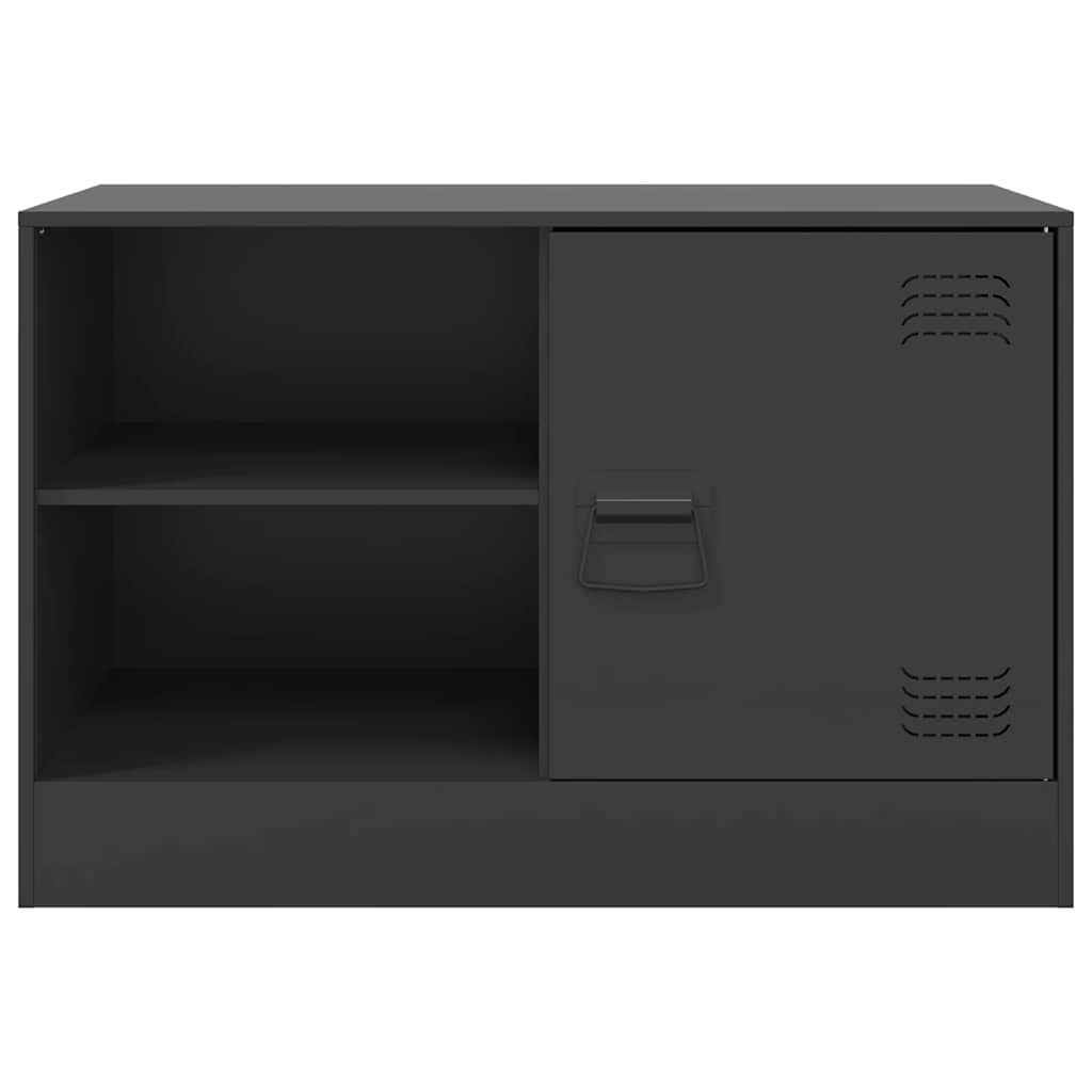 Mobili TV 2 pz Neri 67x39x44 cm in Acciaio | homemem39