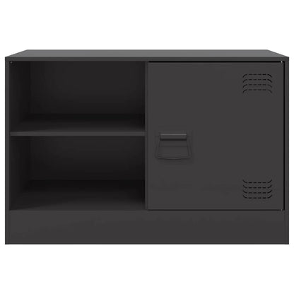 Mobili TV 2 pz Neri 67x39x44 cm in Acciaio | homemem39
