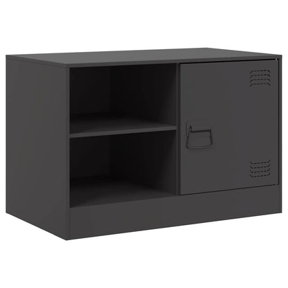 Mobili TV 2 pz Neri 67x39x44 cm in Acciaio - homemem39