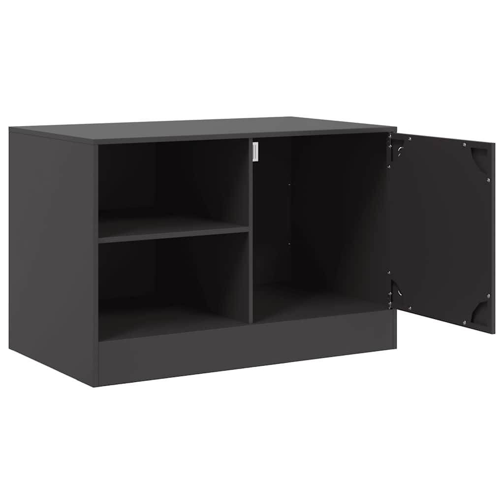 Mobili TV 2 pz Neri 67x39x44 cm in Acciaio | homemem39