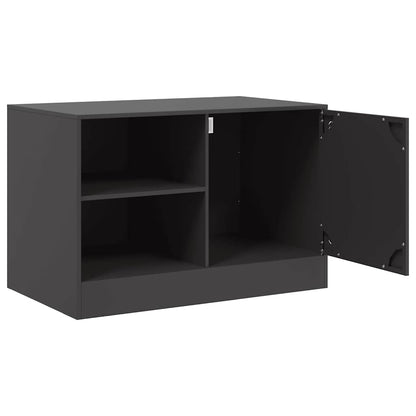 Mobili TV 2 pz Neri 67x39x44 cm in Acciaio | homemem39