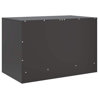Mobili TV 2 pz Neri 67x39x44 cm in Acciaio | homemem39