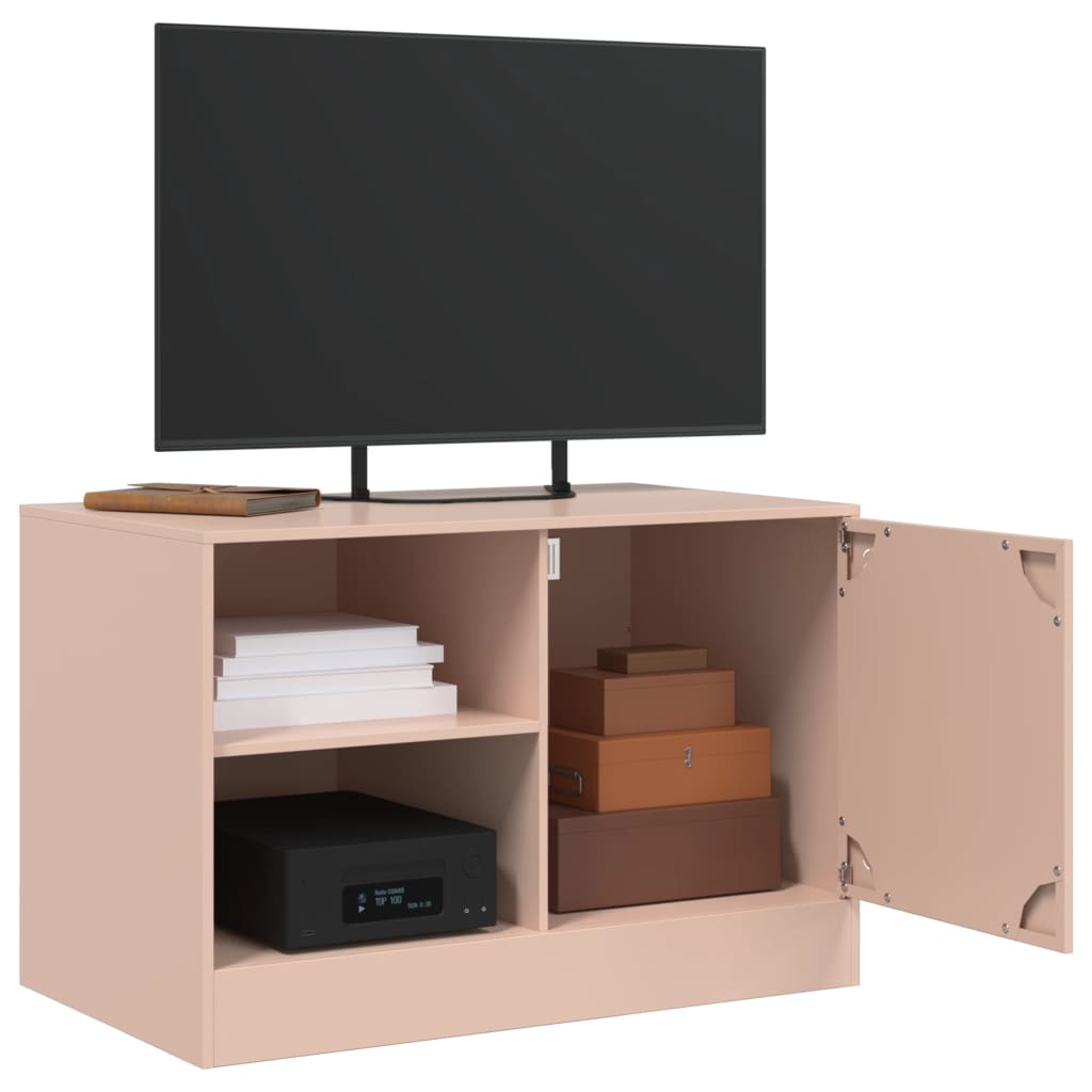 Mobile TV Rosso 67x39x44 cm in Acciaio | homemem39