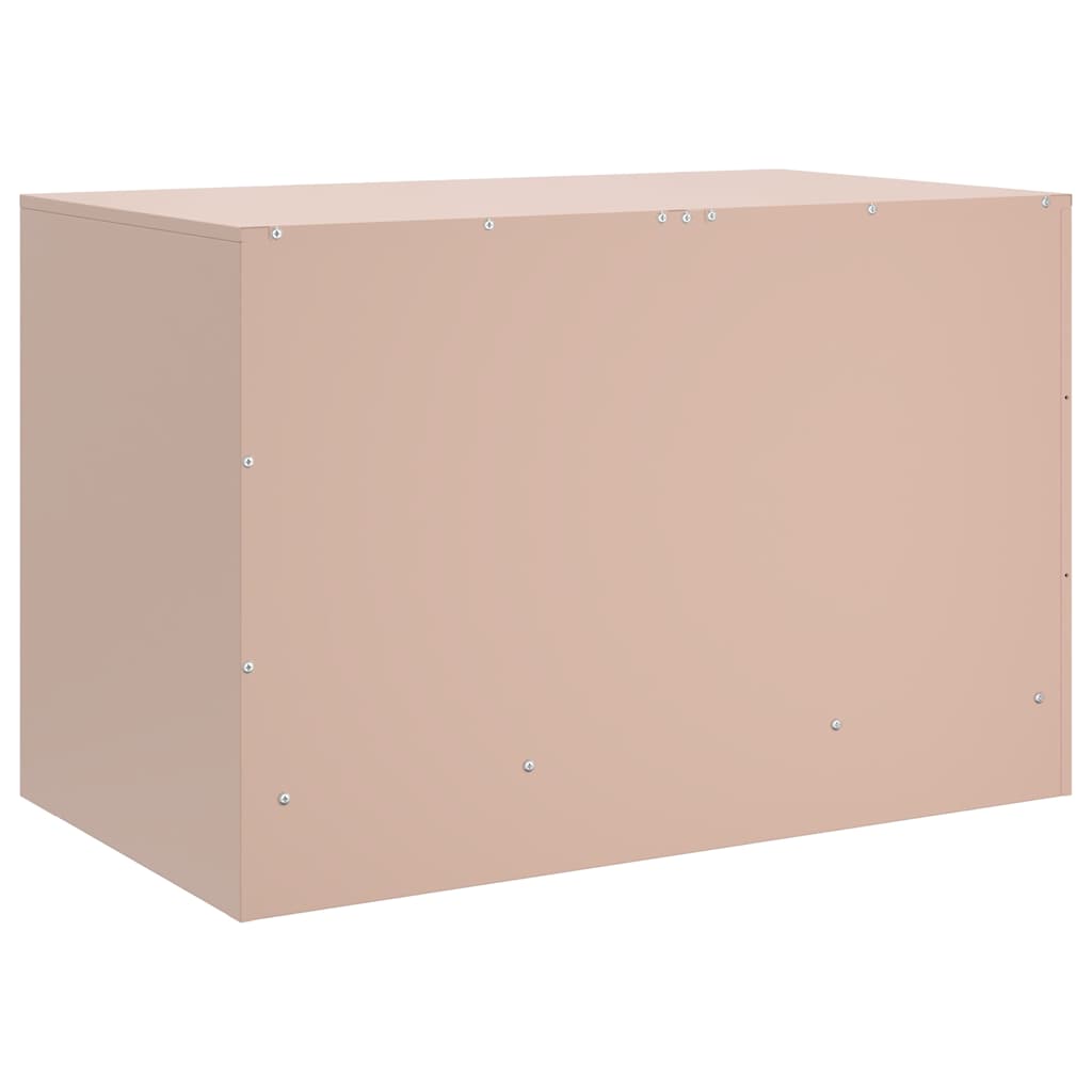 Mobile TV Rosso 67x39x44 cm in Acciaio | homemem39