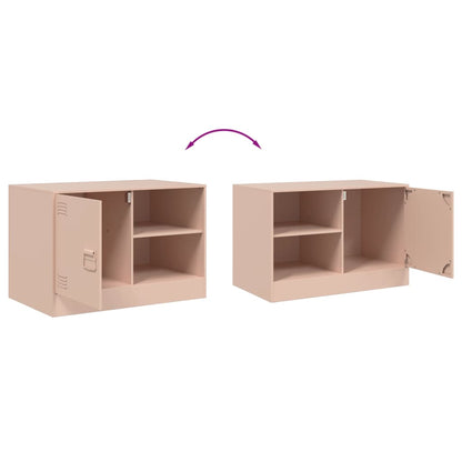 Mobile TV Rosso 67x39x44 cm in Acciaio | homemem39