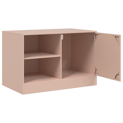 Mobili TV 2 pz Rosso 67x39x44 cm in Acciaio | homemem39