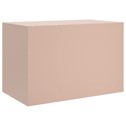 Mobili TV 2 pz Rosso 67x39x44 cm in Acciaio | homemem39