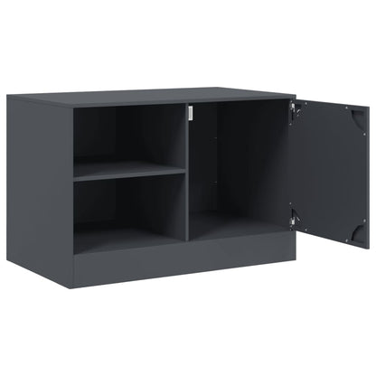Mobile TV Antracite 67x39x44 cm in Acciaio | homemem39