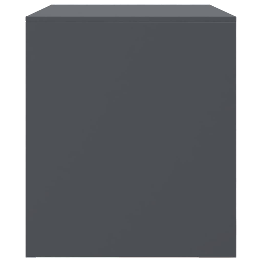 Mobile TV Antracite 67x39x44 cm in Acciaio | homemem39