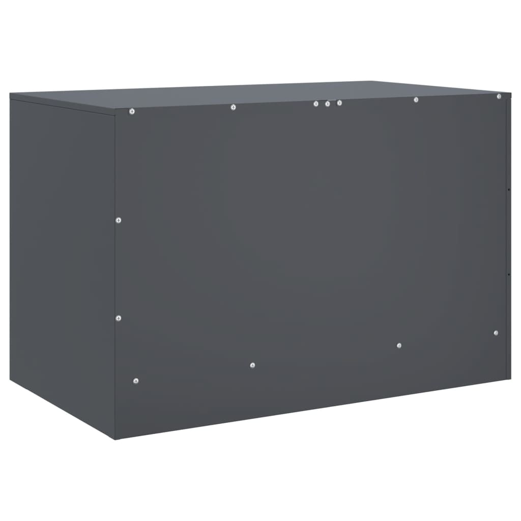 Mobile TV Antracite 67x39x44 cm in Acciaio | homemem39