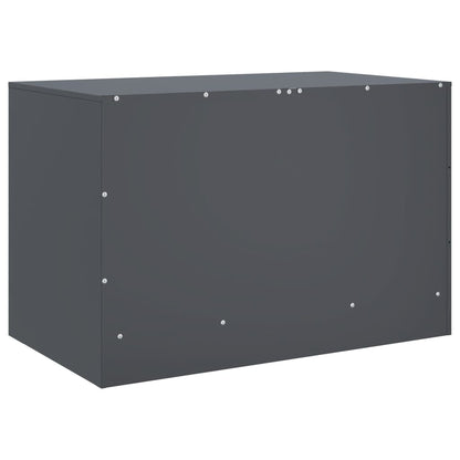 Mobile TV Antracite 67x39x44 cm in Acciaio | homemem39