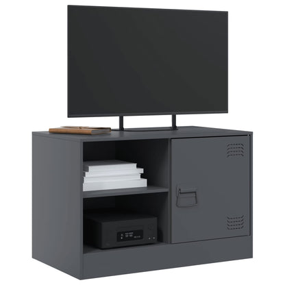 Mobili TV 2 pz Antracite 67x39x44 cm in Acciaio | homemem39
