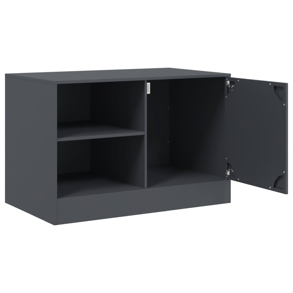 Mobili TV 2 pz Antracite 67x39x44 cm in Acciaio | homemem39