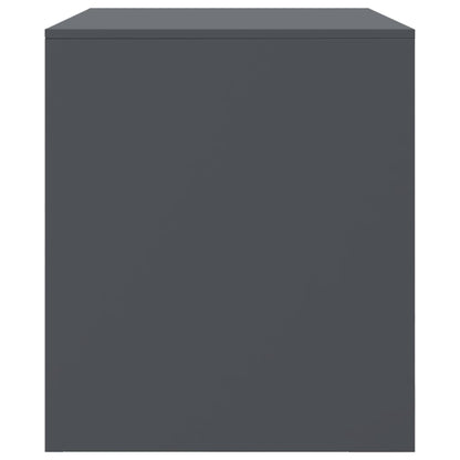 Mobili TV 2 pz Antracite 67x39x44 cm in Acciaio - homemem39