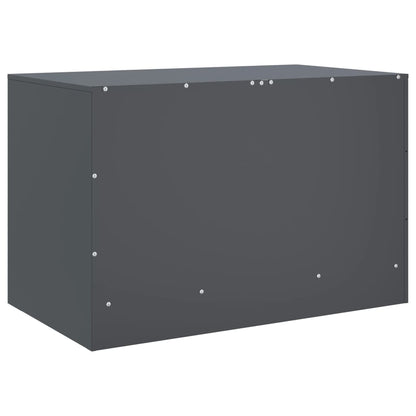 Mobili TV 2 pz Antracite 67x39x44 cm in Acciaio | homemem39
