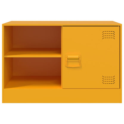 Mobili TV 2 pz Giallo Senape 67x39x44 cm in Acciaio | homemem39